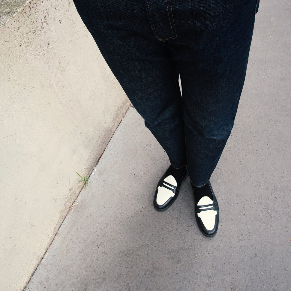 TOUQUET mocassin by French brand Timothée Paris made with soft pebbled leather