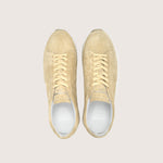 Timothee paris sneaker Cabourg Gold beige suede photo top