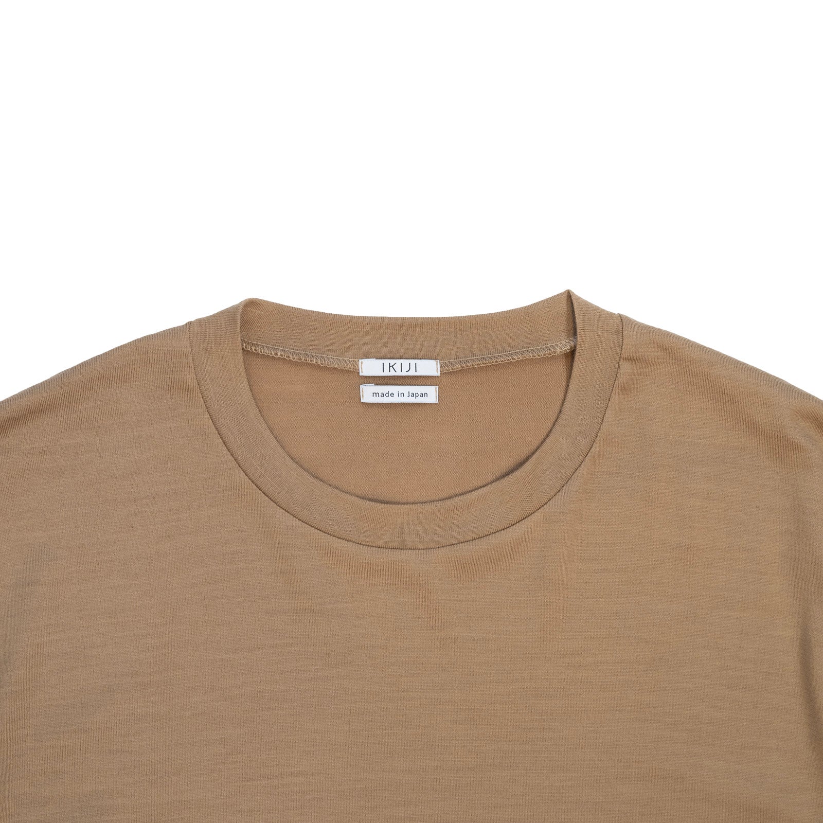 T-SHIRT EN LAINE Beige
