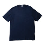 Japanese craftsmanship brand Ikiji Navy wool tee T-shirt Navy