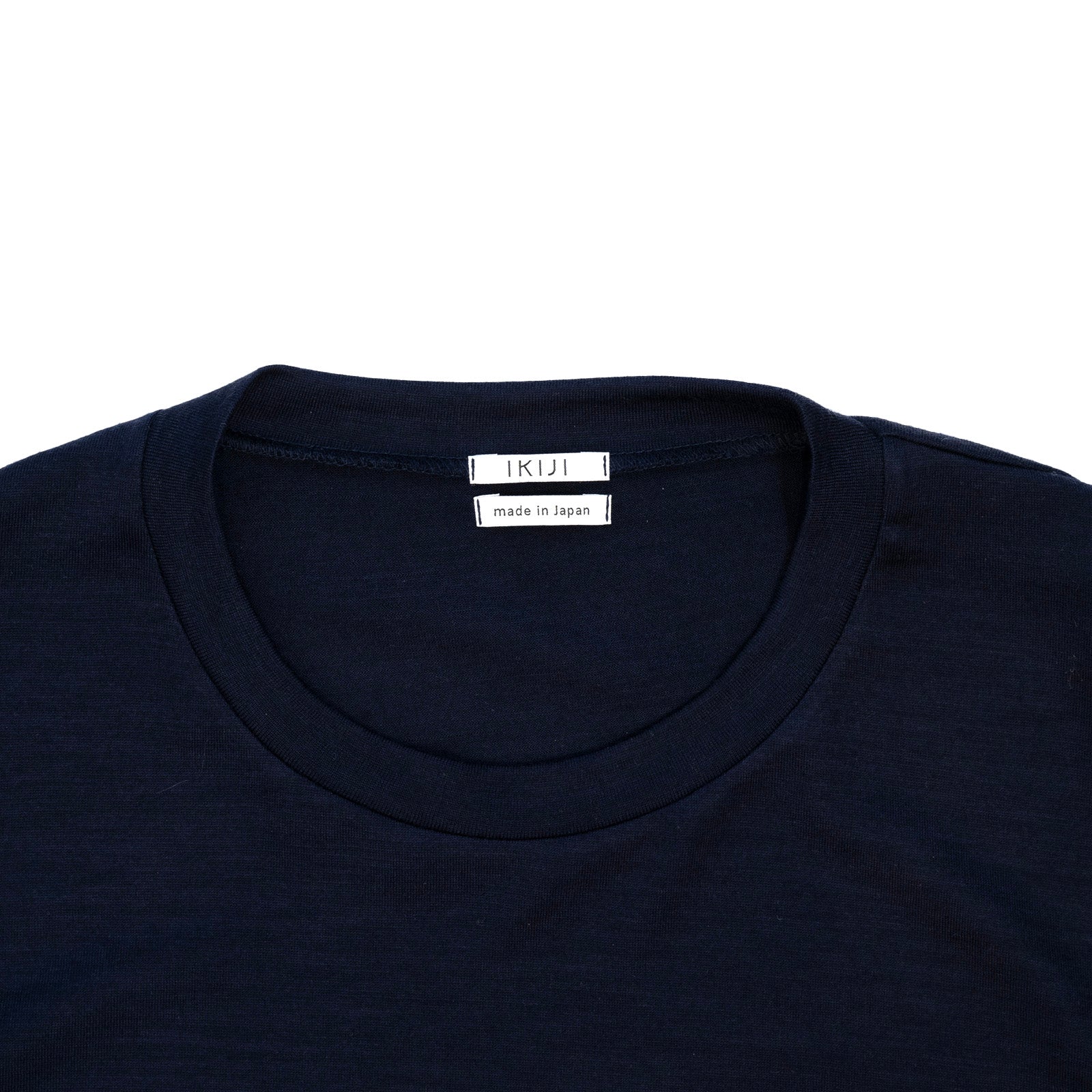 T-SHIRT EN LAINE Bleu marine