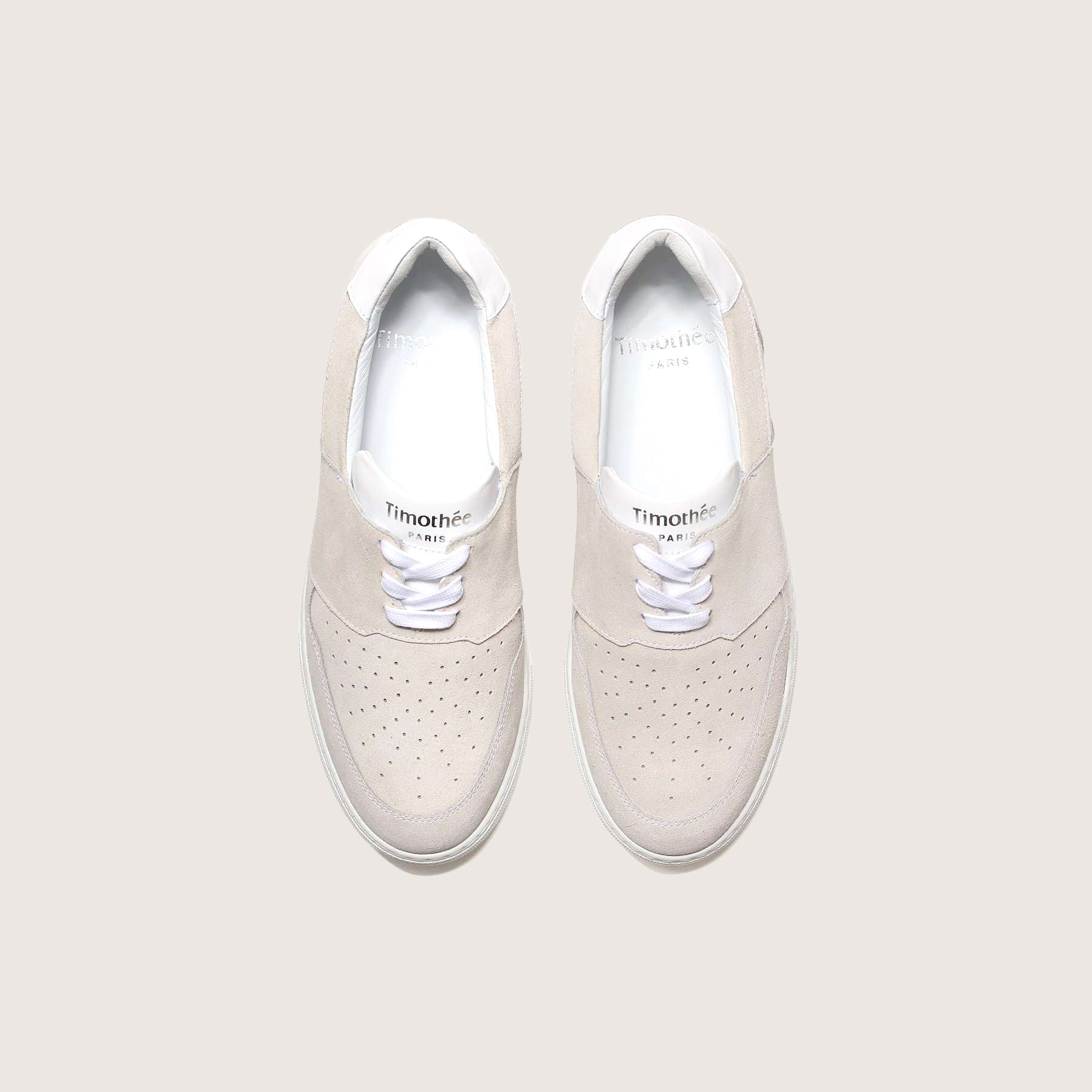 Handcrafted sneaker PYLA wheat womens size by French brand Timothée Paris top photo