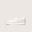 Handcrafted sneaker PYLA vanilla white womens size by French brand Timothée Paris side photo
