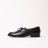 Timothée Paris Fixin black calf leather lace-up loafer with moccasin apron toe, side profile