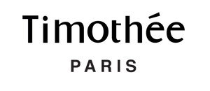 Timothee Paris logo on the header official website in black