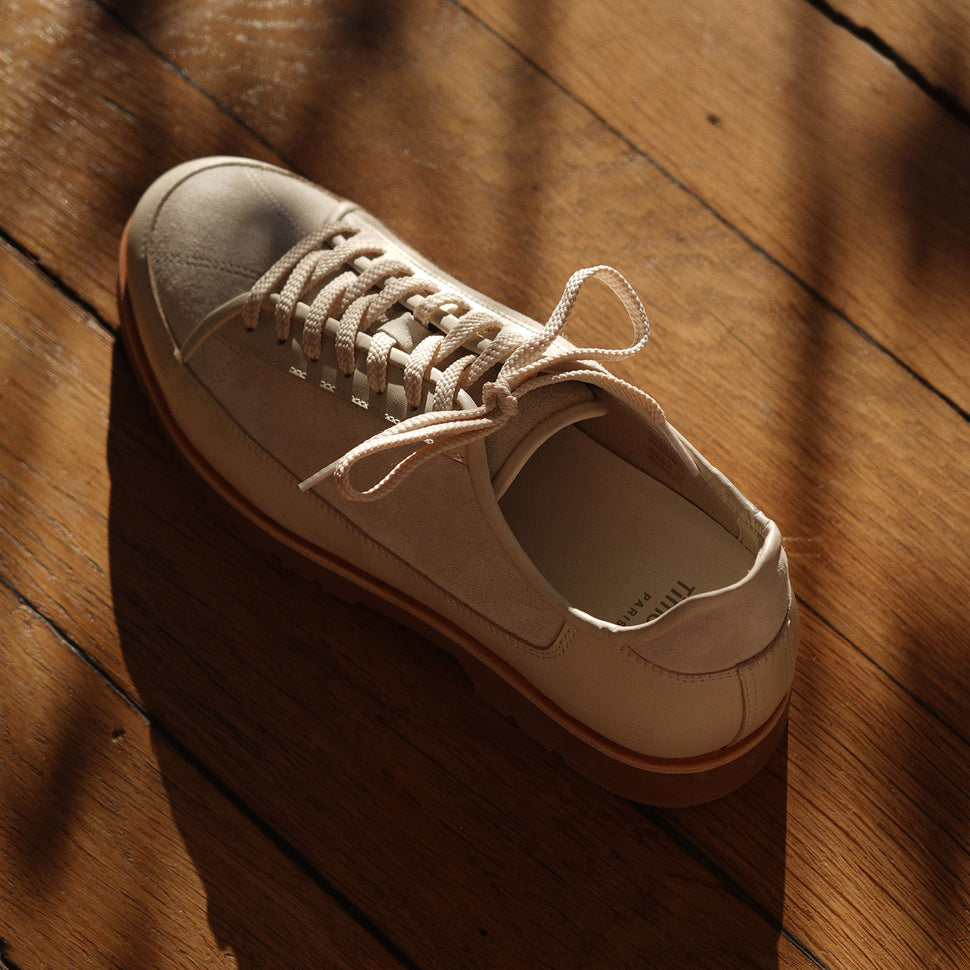 Timothee Paris Yport  shoe on a wooden floor