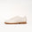Timothée Paris White leather shoe yport with brown sole on a white background