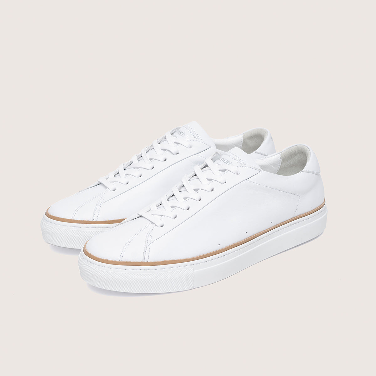 clean french white sneaker atlantique cloud by timothee paris quarter photo