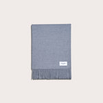 French brand Timothee Paris light grey clean baby alpaca scarf front image 