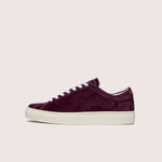 French minimalist clean bordeaux suede sneaker Atlantique by timothee paris profile photo 