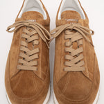 Timothee paris sneaker Cabourg soil clay  red brown color suede top photo