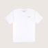 white-short-sleeve-embroidered-timothee-paris-logo-on-chest-oversized-tshirt-front-view-honey-gold