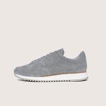 Timothee paris sneaker Cabourg Silver Grey suede profile photo