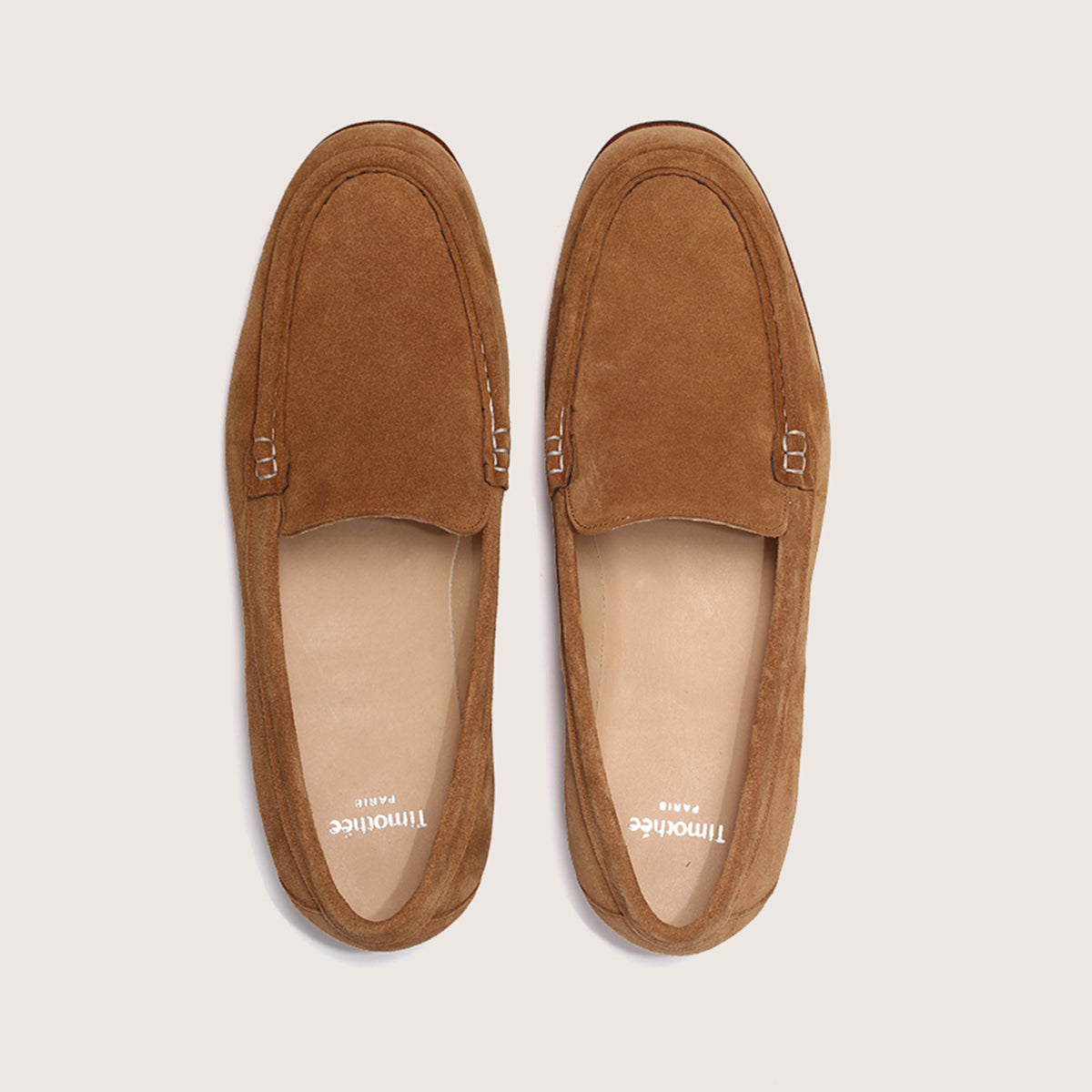 both-sneakers-riviera-sand-color-suede-timothee-paris-upper-view-big-size-picture