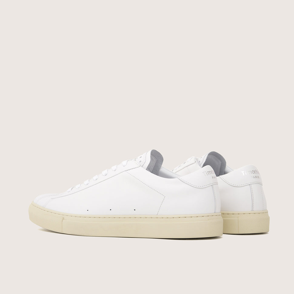 clean white sneaker atlantique by fench brand timothee paris back photo