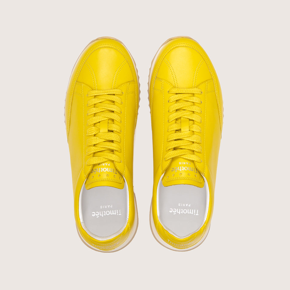 sneaker-cabourg-nappa-butter-yellow-timothee-paris-upper-view-lifestyle-brand-big-size-picture